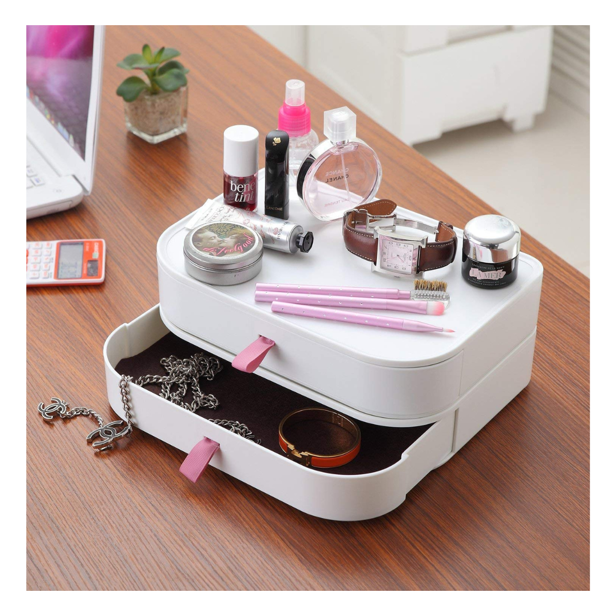 Organizador de Maquillaje con Espejo.